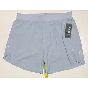 Rhone Extra Mile 5" Lined Running Shorts Arctic Blue Mens Large 101717-042-L